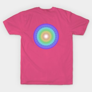 Rainbow Light - 3 - On the Back of T-Shirt